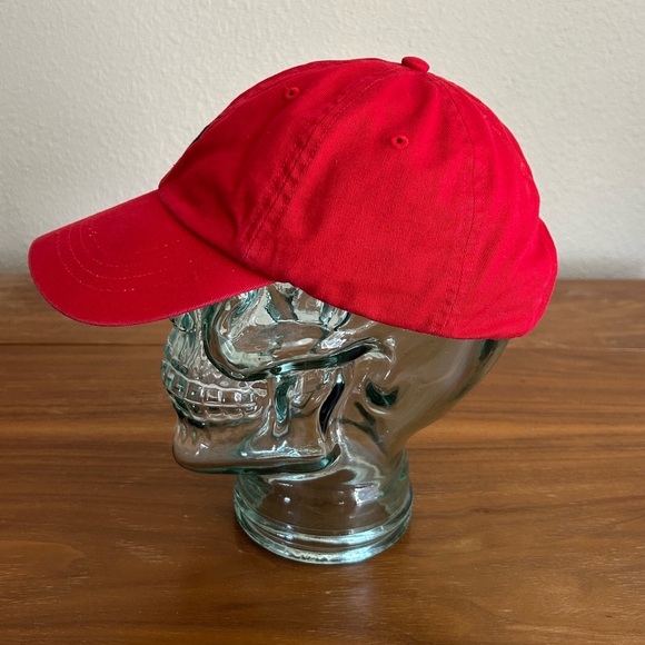 Polo Ralph Lauren red cap polo pony classic logo adjustable hat - Picture 4 of 11